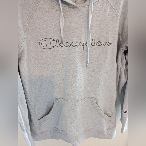 Champion Women's Gray Pullover Hoodie Size L - Picture 5 of 5